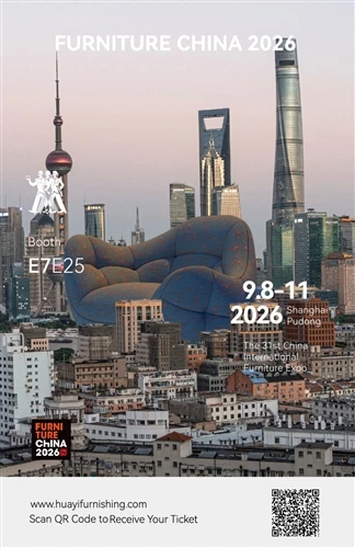 GOFOD HUAYI yn Ffair Dodrefn 2026 yn Shanghai